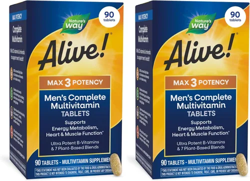 Miniatura 9 de Multivitaminas Nature's Way Alive máxima potencia para hombres, 15542, 1, 1