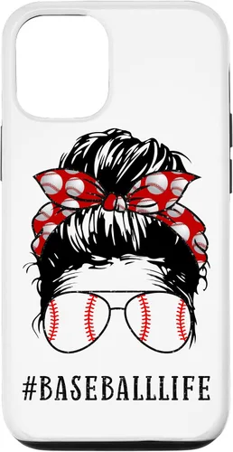 Miniatura 28 de Mom Messy Hair Bun Aviators Glasses Baseball Mother Life Case for iPhone 17