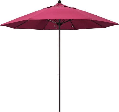 Miniatura 6 de California Umbrella Paraguas comercial para patio de la serie Venture, Negro
