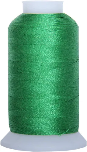 Miniatura 21 de Carretes de hilo de poliéster, 1000 m – 160 colores – Peso del hilo: 40 40wt trilobal polyester embroidery thread with bright sheen. Works with