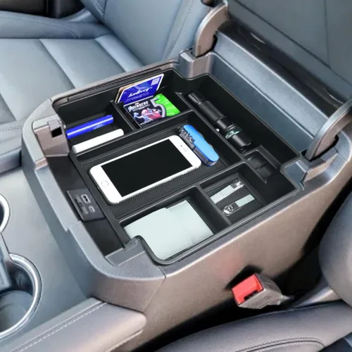 Miniatura 6 de EDBETOS Bandeja organizadora de consola central de tamaño completo compatible con Chevy Tahoe/Suburban 2021-2025 y GMC Yukon 2021-2024, compatible