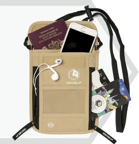 Miniatura 2 de Venture 4th bolsa de cuello de viaje con traba RFID
