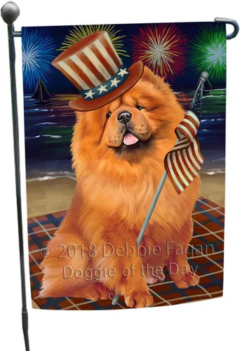 Miniatura 26 de Doggie of the Day Chow Chow Dogs Garden Flags - 4th of July Independence Day - Double Sided- Yard Porch Lawn Spring Decorative Gift - Home Decor 12