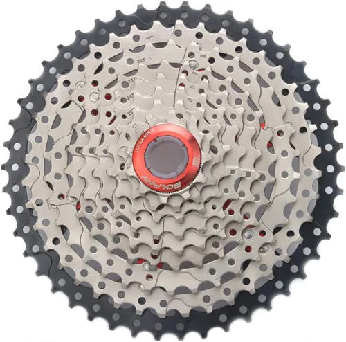 Miniatura 17 de BOLANY Cassette de 8/9/10 velocidades 11-25T/32T/36T/40T/42T/46T/50T apto para bicicleta MTB, bicicleta de carretera, casete ligero, compatible