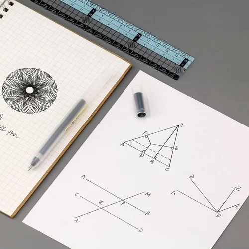 Miniatura 4 de Bolígrafos de gel de 0.38 mm - Punta fina, escritura suave, punta ultrafina, tinta negra, paquete de 12