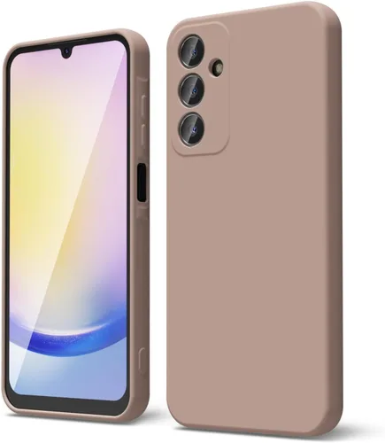 Miniatura 286 de oakxco Funda para teléfono Samsung Galaxy A12 con agarre de silicona líquida, linda delgada fina suave cubierta de gel de goma TPU lisa para mujeres