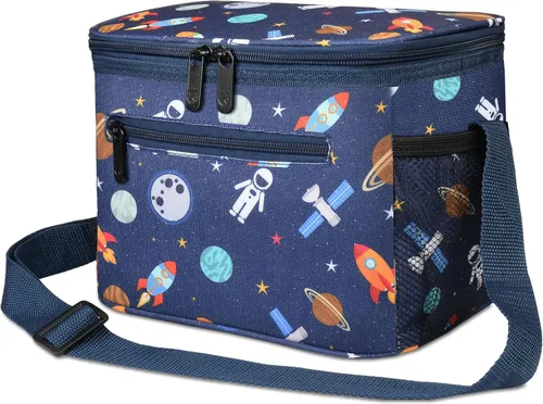 Miniatura 10 de Tirrinia Lonchera aislada para hombres/mujeres, bolsa de almuerzo a prueba de fugas para escuela y trabajo, bolsa de almuerzo grande para niños