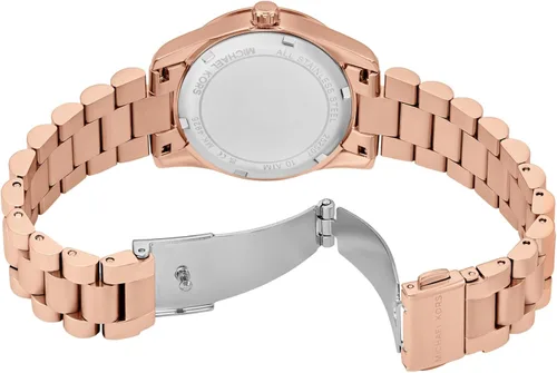 Miniatura 4 de Michael Kors Lexington Lux - Reloj de pulsera de acero inoxidable multifunción en tono oro rosa para mujer