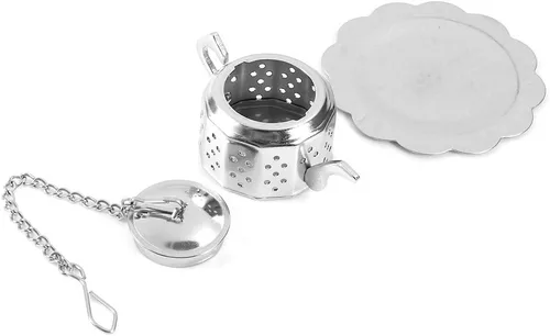 Miniatura 7 de Infusor de té en forma de tetera, colador de té ultra fino, filtro difusor de filtro de acero inoxidable para tazas de té de grano de hojas sueltas