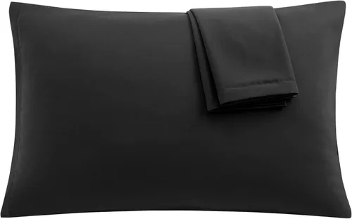 Miniatura 16 de uxcell Paquete de 2 fundas de almohada de microfibra suave serie 1800 con cremallera estándar (20 x 26 pulgadas), color dorado