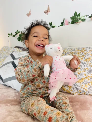 Miniatura 4 de Caterina - Almohada de hada de dientes de gato para niñas, muñeca de hada de dientes de bailarina