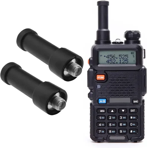 Miniatura 3 de ECSiNG Antena de radio Walkie Talkie de mano de doble banda VHF UHF 136-174MHz 400-470MHz SMA Antena corta hembra compatible con Kenwood TK-3100