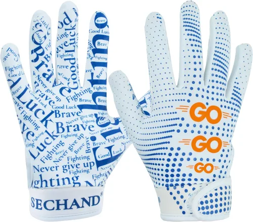 Guantes de fútbol para niños jóvenes, guantes receptores transpirables antideslizantes para adolescentes, entrenamiento escolar