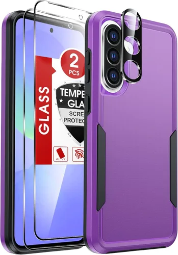 Miniatura 3 de LeYi for Samsung-Galaxy-A16 5G-Phone Case: Samsung A16 5G Case with [2PCS Screen Protector + Camera Lens Protector], Double Layer Heavy Duty