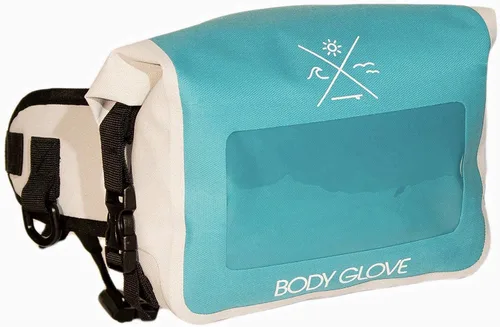 Miniatura 2 de Body Glove Costa Riñonera impermeable para deportes, senderismo, playa con bolsillo transparente para teléfono Verde azulado