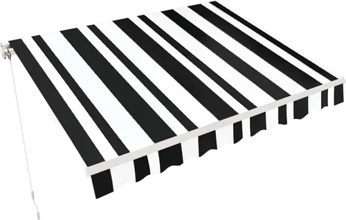 Miniatura 23 de MCombo Toldo retráctil manual de 9.9 x 7.8 pies para puerta y ventana de patio, parasol refugio toldo exterior, 0810 (gris, 9.9'(L) x 7.8'(A))