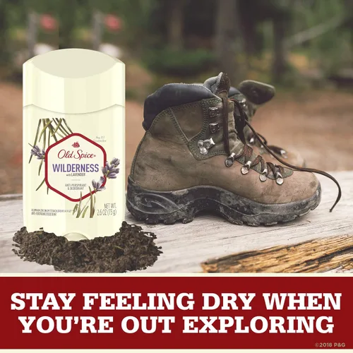 Miniatura 5 de Old Spice Desodorante antitranspirante para hombres, desierto con lavanda, inspirado en la naturaleza, sólido invisible 2.6 onzas (paquete de 12)