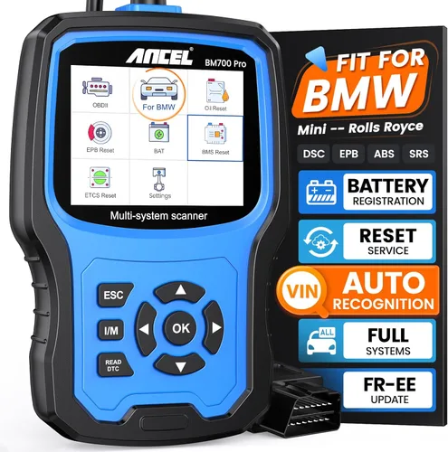 Miniatura 10 de ANCEL Escáner Bluetooth OBD2 BD300, lector de código de sistema completo y herramienta de diagnóstico para BMW con servicio de registro de batería