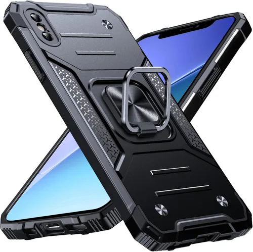 Miniatura 30 de Anqrp Funda resistente para iPhone 6/7/8/SE/SE2 con soporte de anillo mejorado y agarre, grado militar, a prueba de golpes, resistente y robusta