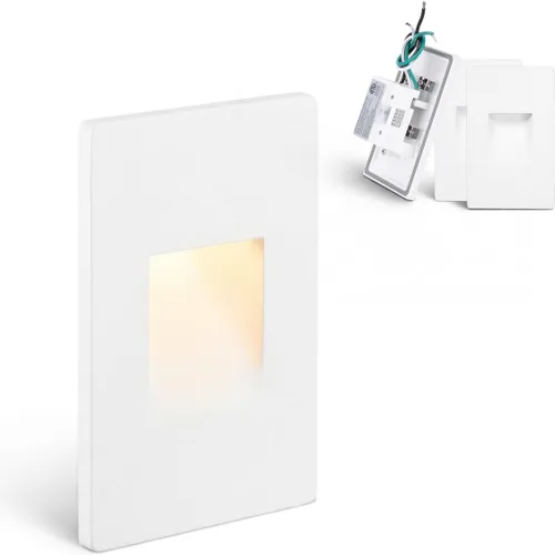 Miniatura 18 de LEONLITE Paquete de 12 luces LED 5CCT de 120 V, 3.5 W, 5 % 100 %, regulables, para interiores y exteriores, ubicación húmeda, CRI90, ETL, aluminio