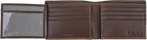 Miniatura 3 de Timberland Men's Leather Passcase Bifold Wallet Hybrid