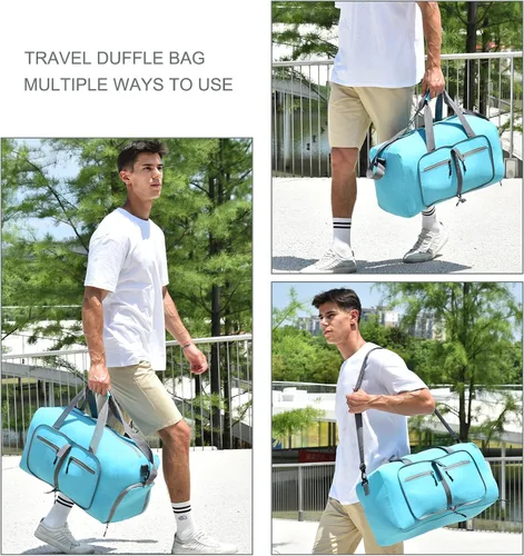 Miniatura 3 de Bolsa de viaje con compartimento para zapatos, unisex, resistente al agua
