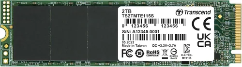 Miniatura 16 de Transcend SSD M.2 2280 de 128 GB, hasta 1,500 MB/s, compatible con computadora de escritorio Ultrabook, SSD PCIe NVMe Gen3x4, unidad de estado