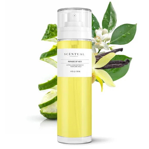 Scentual Fragrances, niebla de perfume ultraconcentrada para cabello y cuerpo, fragancia duradera para mujer, perfumes gourmand para mujeres, vegano
