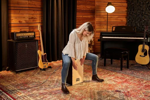Miniatura 8 de Meinl Percussion - Cajón de percusión con cuerdas metálicas en el interior - FABRICADO EN EUROPA - Madera de abedul báltico, Serie Snarecraft
