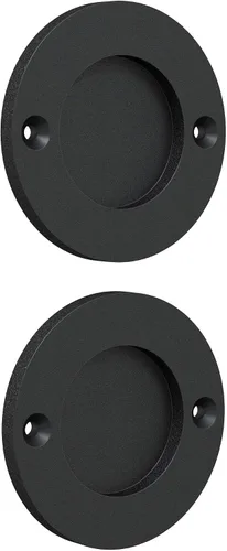 Miniatura 8 de Tiradores de dedo para puerta de armario - Tiradores cuadrados de 2.5 pulgadas para puerta corrediza - Tiradores empotrados para puerta de bolsillo