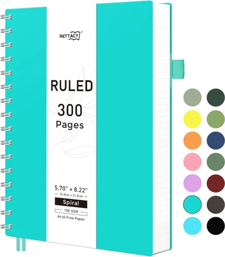Miniatura 33 de RETTACY Cuaderno de bolsillo, 160 páginas forradas, tamaño mini A6 (4.5" × 5.7"), para trabajo, diario, escritura, papel grueso de 100 g/m²