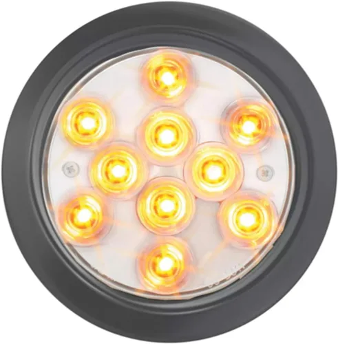 Miniatura 12 de Grand General 76850 - Luz LED (4 pulgadas Mega 10 Plus Am/Am con montaje en brida SS y coleta), 1 paquete
