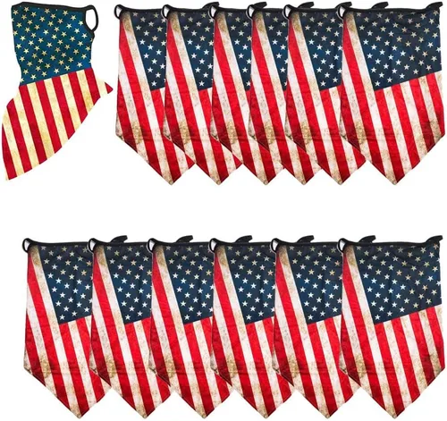 Miniatura 6 de Paquete de 12 polainas para el cuello, bufanda, máscara facial, bandanas para hombres y mujeres, máscara facial, pasamontañas, diademas
