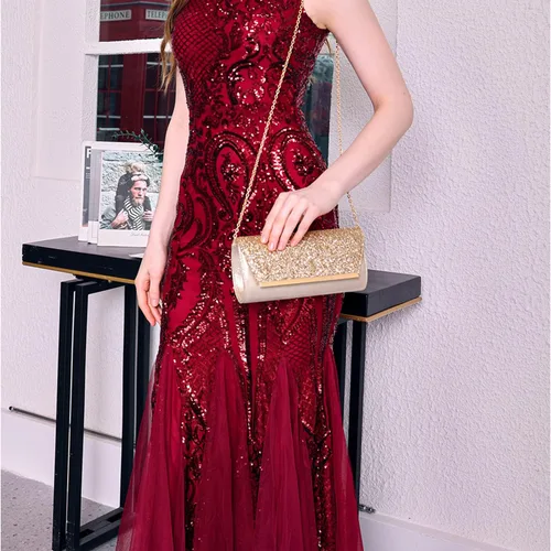 Miniatura 4 de Bolso de mano de noche para mujer, bolso de graduación, bolso de hombro, bolso de boda, bolsa de fiesta