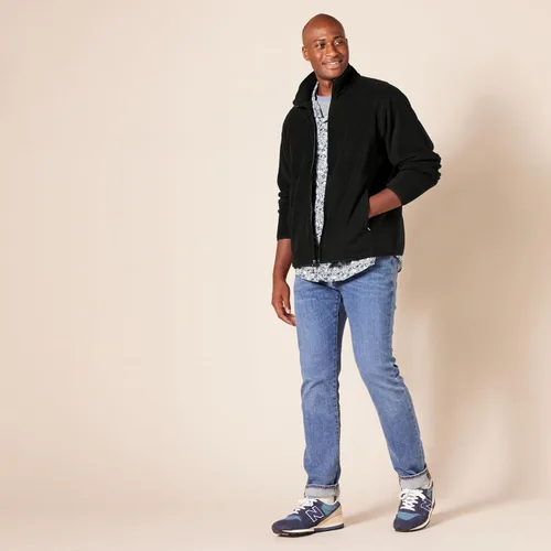Miniatura 8 de Tienda Essentials - Chaqueta de vellón con cremallera completa para hombre (disponible en tallas para personas grandes y altas)