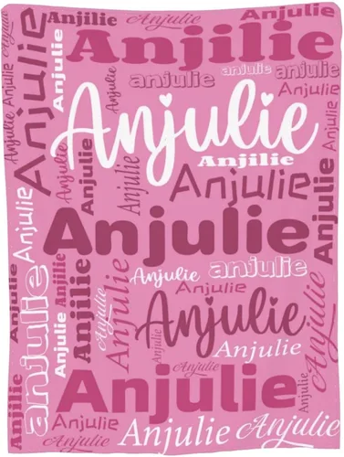 Miniatura 24 de SOFE - Manta de bebé personalizada para niño, manta personalizable con nombre para recién nacido, mantas de bebé personalizadas y manta para niños