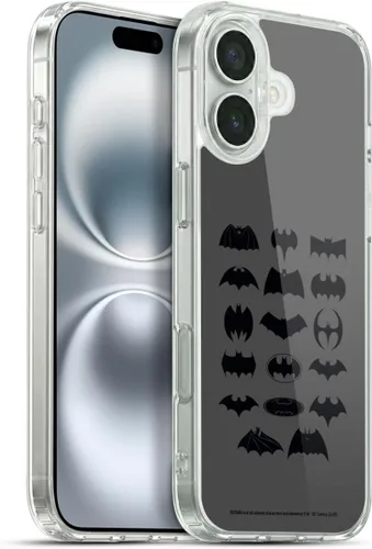 Miniatura 159 de Head Case Designs Funda de gel con licencia oficial de Batman DC Comics Bat Signal Logos [protección de grado militar] compatible con Apple iPhone 7