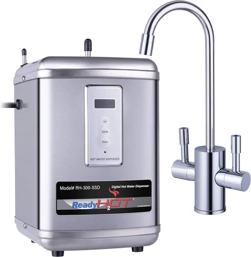 Miniatura 11 de Ready Hot 41-RH-300-F570-BN Sistema dispensador de agua caliente instantáneo, 2.5 cuartos de galón, pantalla digital, grifo de agua caliente de una