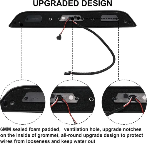 Miniatura 7 de Tercera tercera luz de freno compatible con F150 2015-2024/para F250 F350 F450 2017-2024/para Ranger 2019-2024/para Maverick 2021-2024 luz LED