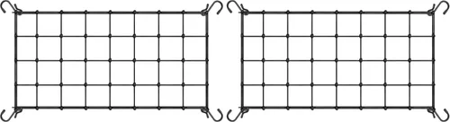 Miniatura 14 de VIVOSUN Red de Enrejado Elástica de 2 x 2 Pies con 4 Ganchos para Plantas Trepadoras, Vegetales, Frutas y Flores, Paquete de 1