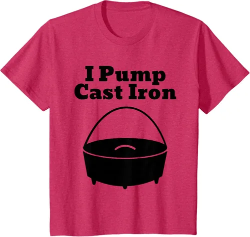 Miniatura 43 de I Pump - Camiseta de hierro fundido para cocinar al horno holandés