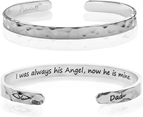 Miniatura 47 de Carviell Pulseras grabadas para mujer, inspiradoras, amistad, amor, mamá, hija, hermana, cristiana, graduación, conmemoración y regalos de boda, más