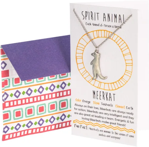 Miniatura 4 de Shag Wear - Collar con dije de espíritu animal de peltre para mujer, con sobre de regalo