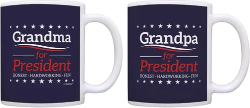 Miniatura 16 de ThisWear Taza de café de cerámica con asa para abuelo para presidente de 11 onzas 11oz - Grandpa