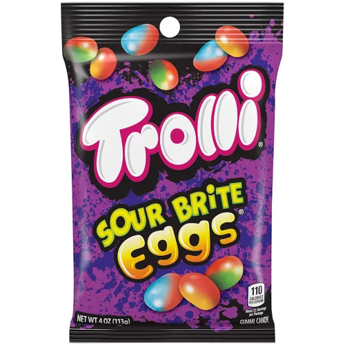 Trolli Sour Brite Eggs, Surtidos 4.0 Onzas