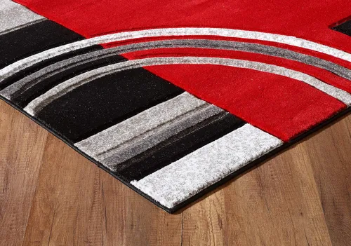 Miniatura 6 de GLORY RUGS Alfombra de Área Moderna 2x7 pies Marrón Suave Tallada a Mano Alfombra de Piso Contemporánea con Textura Esponjosa Premium