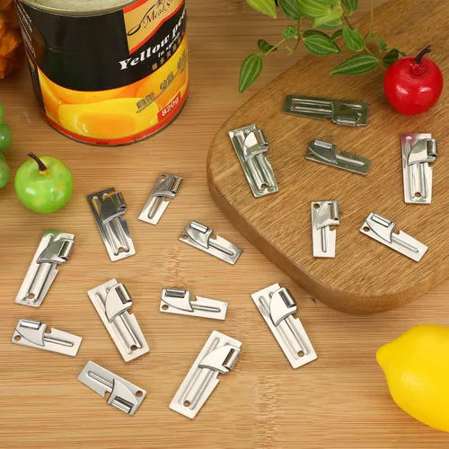 Miniatura 4 de Honeydak Abrelatas militares P-38 y P-51 de acero inoxidable para campamento, portátil, para supervivencia, para viajes, cocina, hombres y mujeres