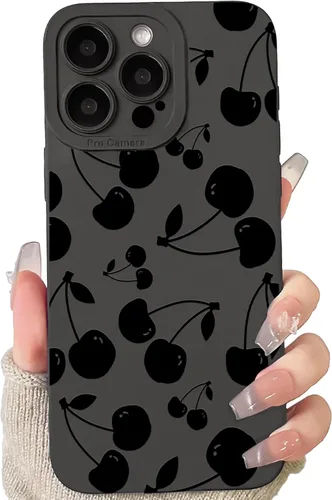 Miniatura 14 de Lovmooful Funda compatible con iPhone 13 Pro Max, diseño de mariposa grande, negro, para niñas y mujeres, TPU suave a prueba de golpes, protector