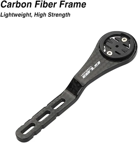 Miniatura 3 de Manija de montaje para computadora de bicicleta, peso doblado integrado de fibra de carbono para ojo de gato Bryton Series Computer Extend Bracket