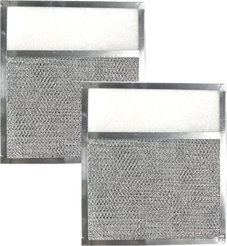Air Filter Factory 10 filtros de lente combo de carbón de aluminio para campana extractora de 11-7/8 x 3/32 pulgadas, paquete de 2 unidades